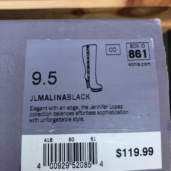 JLo Malina Black Boots - Picture 5 of 8